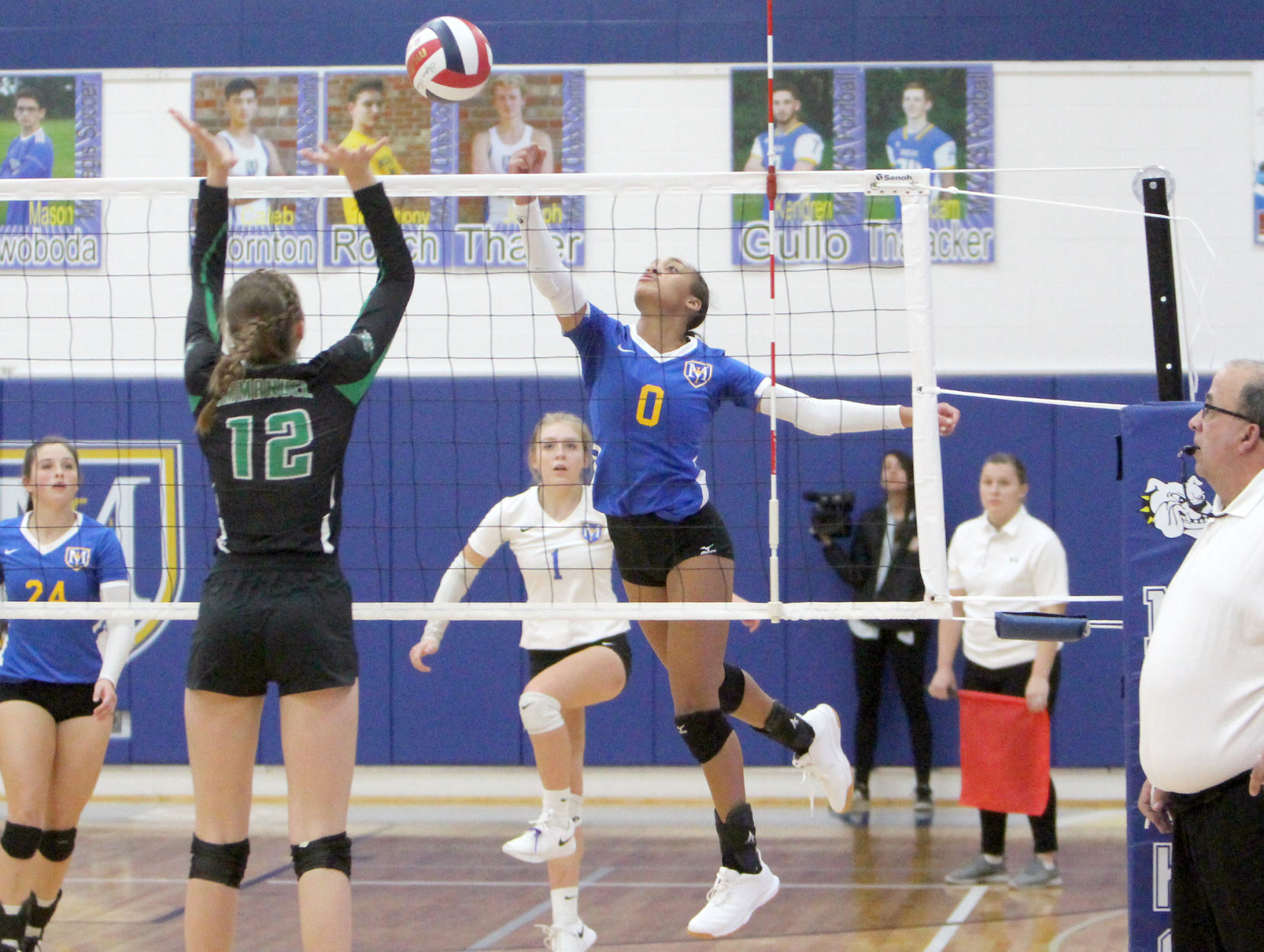 Eau Claire Immanuel Lutheran at McDonell volleyball 10-26-19